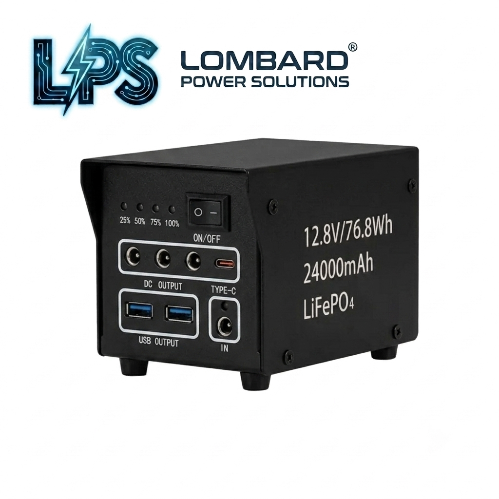 LPS DC Portable Lombard Power Station 12.8V 76.8Wh LiFePO4 - Image 2