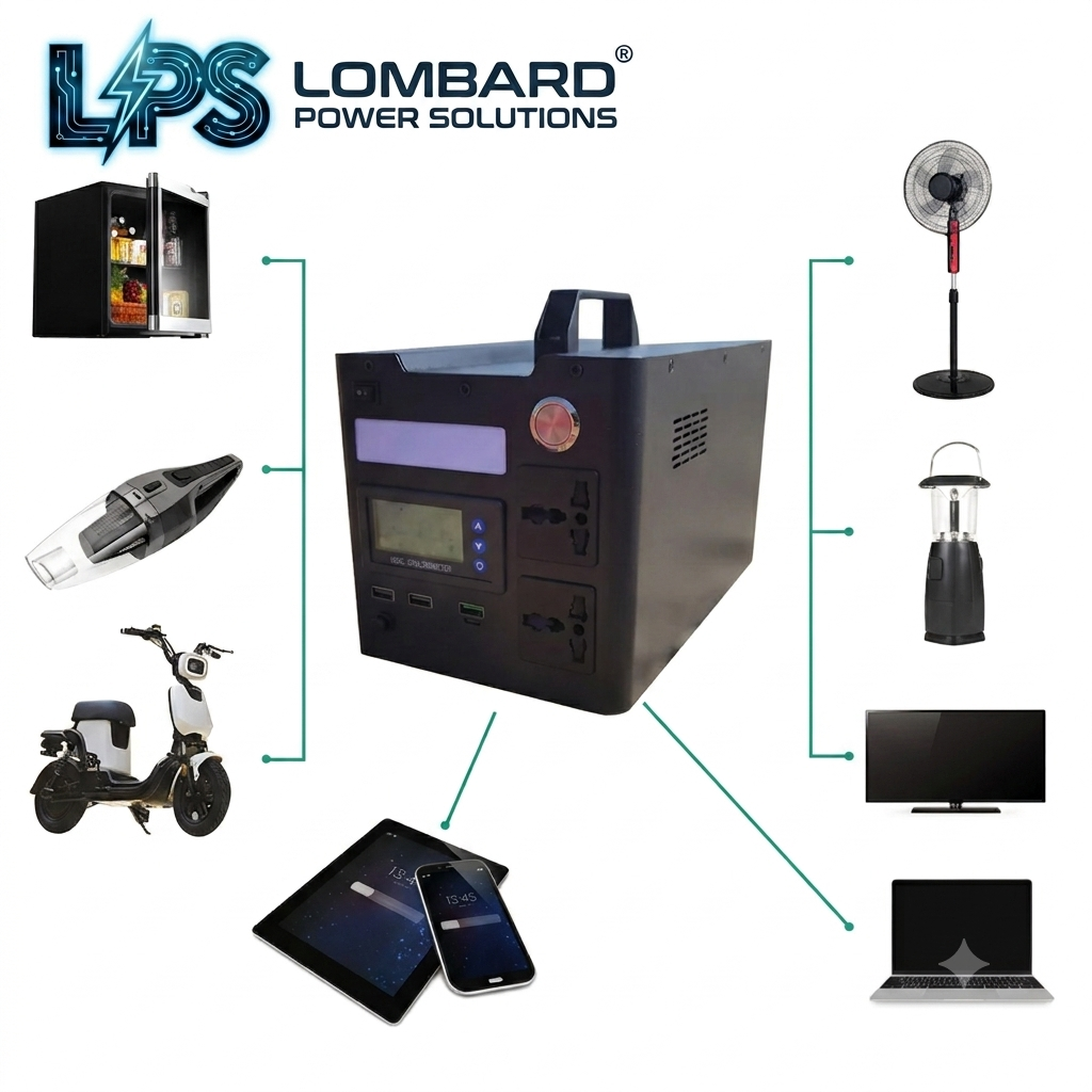LPS-600WC Portable Lombard Power Station for Camping - Image 4